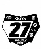 Motocutz number plate decal