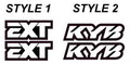 Fork Tube Decals